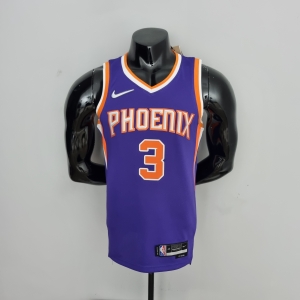 75th Anniversary Paul #3 Phoenix Suns Purple NBA Jersey