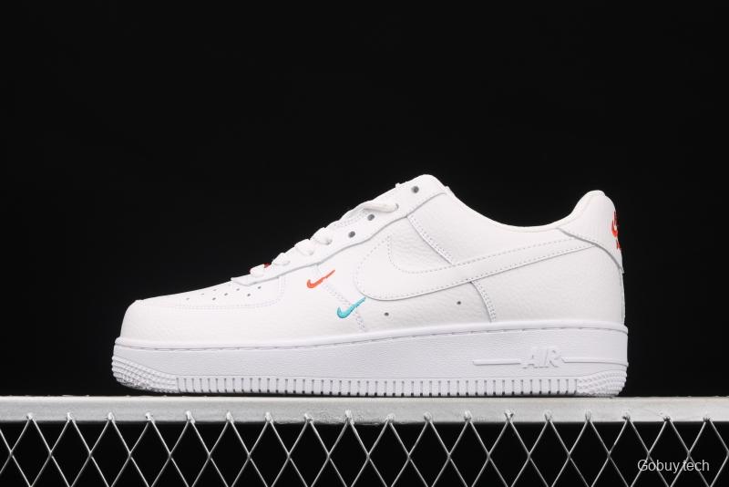 NIKE Air Force 1'07 Low cross-label small hook litchi pattern low-top casual board shoes CT1989-101