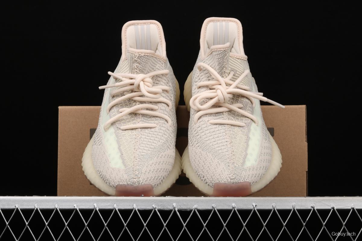 Adidas Yeezy Boost 350 V2 FW3042 Darth Coconut 350 second generation hollowed-out swans make color matching BASF Boost original during the day