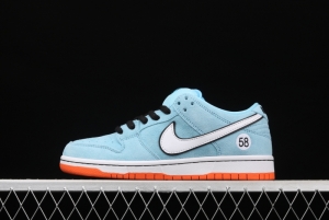 WE CLUB 58 x NIKE SB DUNK Low Pro Club 58 Gulf Slam Dunk Series low side leisure sports skateboard shoes BQ6817-401