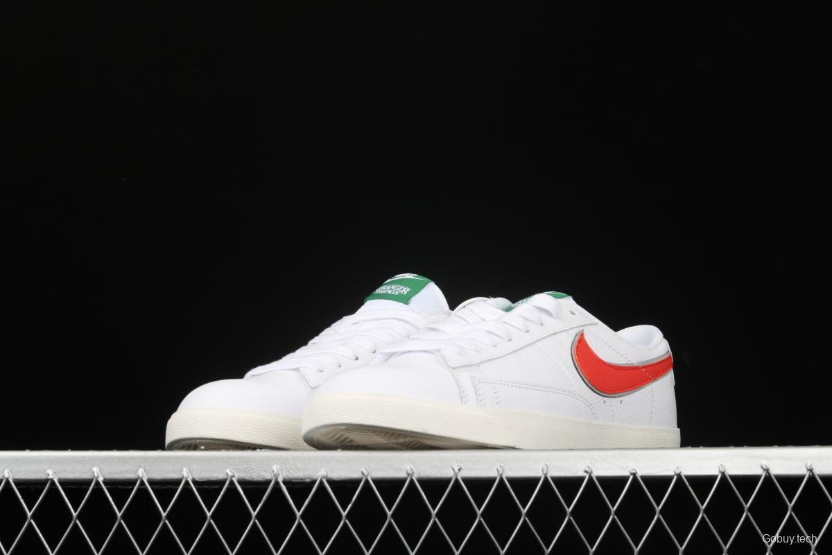 Stranger Things x NIKE Blazer Low QS HH strange things co-signed trailblazer casual board shoes 454471-100