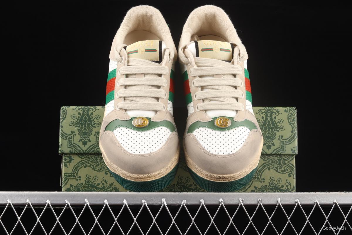 Gucci Distressed Screener Sneaker Gucci classic dirty shoes