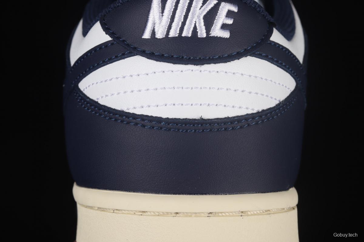 NIKE SB DUNK Low Navy Blue navy blue color SB buckle rebound fashion casual board shoes DD1503-115