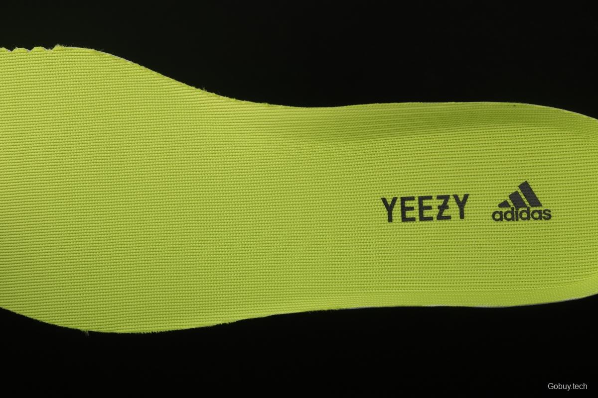 Adidas Yeezy Boost 380 Hylte Glow FZ4990 Kanye jointly limited coconut 380 fluorescent yellow luminous running shoes