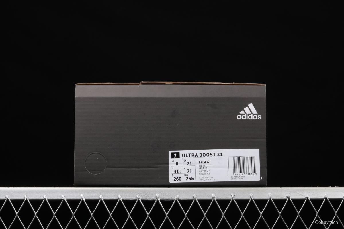 Adidas Ultra Boost 21 Consortium FY0432 Das new thick-soled popcorn running shoes