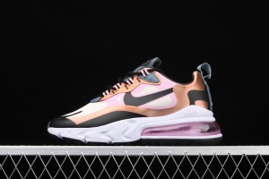 NIKE Air Max 270React new high-frequency mesh function half-palm air cushion running shoes CT1833-100