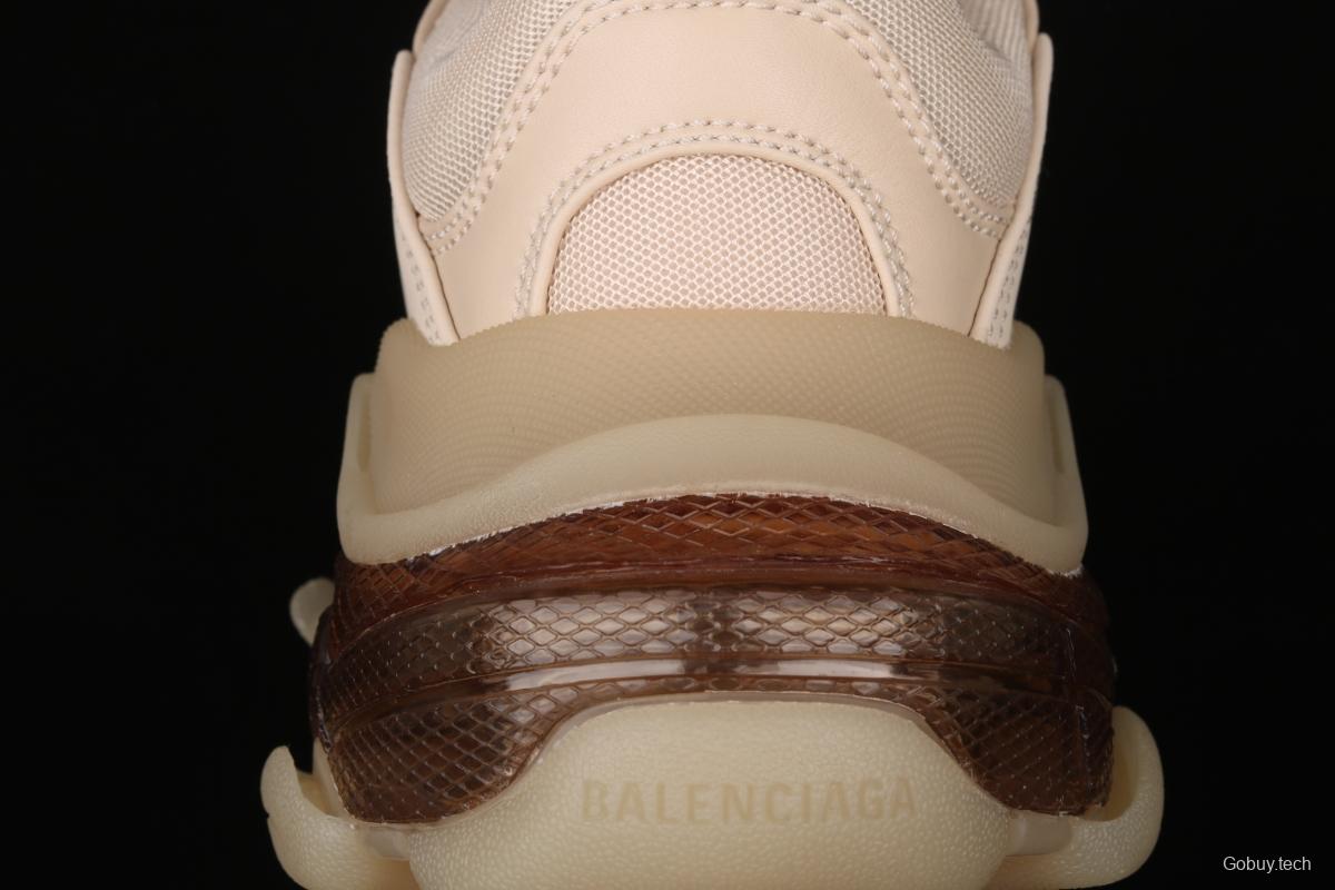 Balenciaga Triple S 3.0 full-combination nitrogen crystal outsole GA19710 for retro casual running shoes