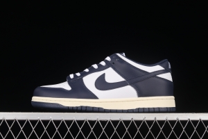 NIKE SB DUNK Low Navy Blue navy blue color SB buckle rebound fashion casual board shoes DD1503-115