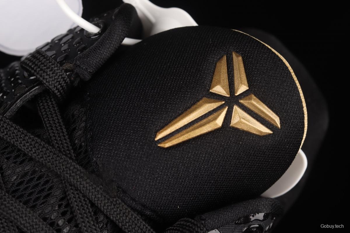 NIKE Kobe VI Protro 6 Kobe Bryant 6 generations of Black Golden Angel men's actual basketball shoes KB0824-127