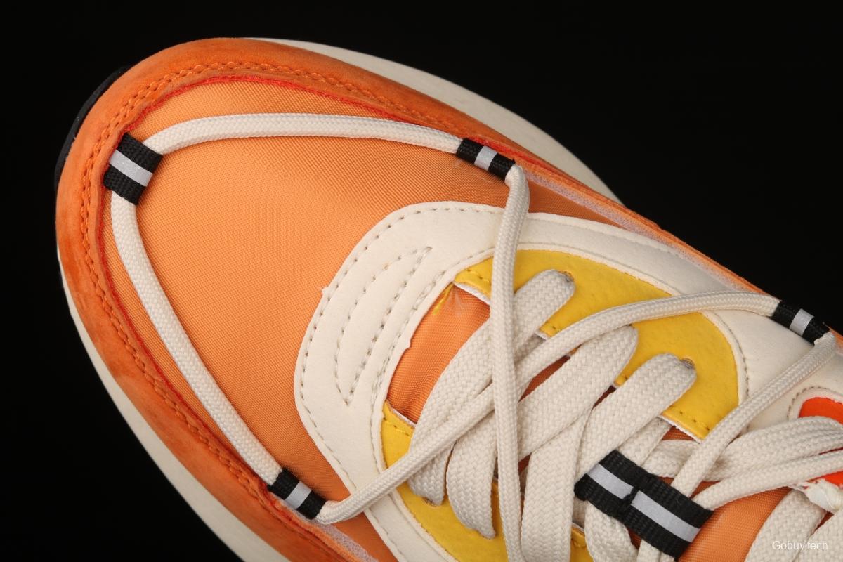 Fila Jogger spring and summer style orange soda hit color couple sports shoes T12W111108FGA