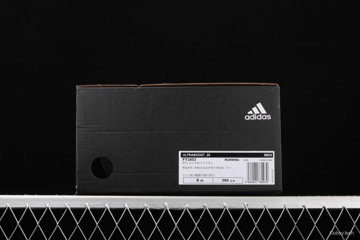 Adidas Ultra Boost 20 Consortium FY3453 North America limits 2019 new sports casual running shoes