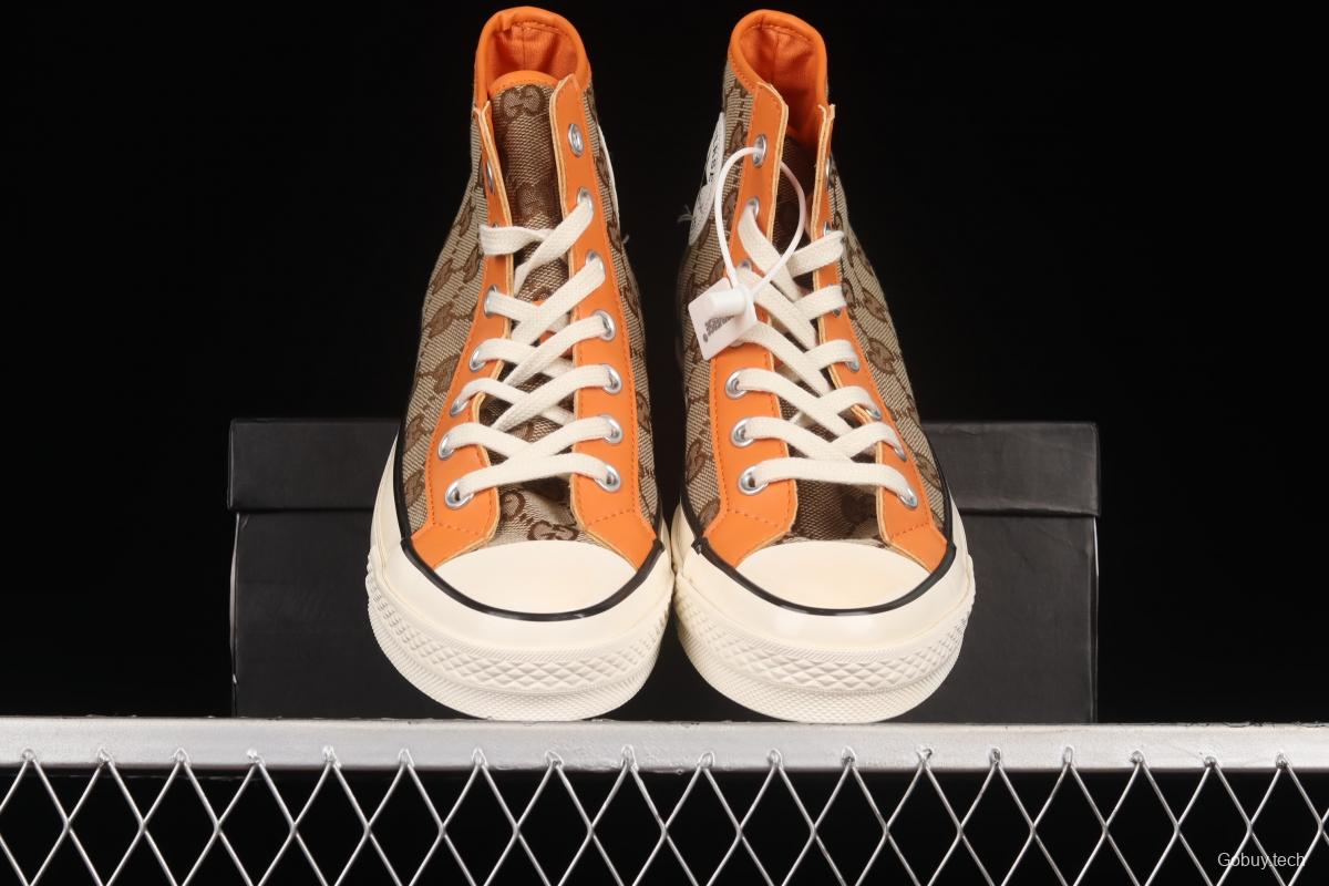 Remake Con Gucci x Converse Converse Trend High Top Casual Sneakers 169768C