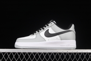 NIKE Air Force 1 Low smoke ash color matching head layer low top casual board shoes CN6403-105