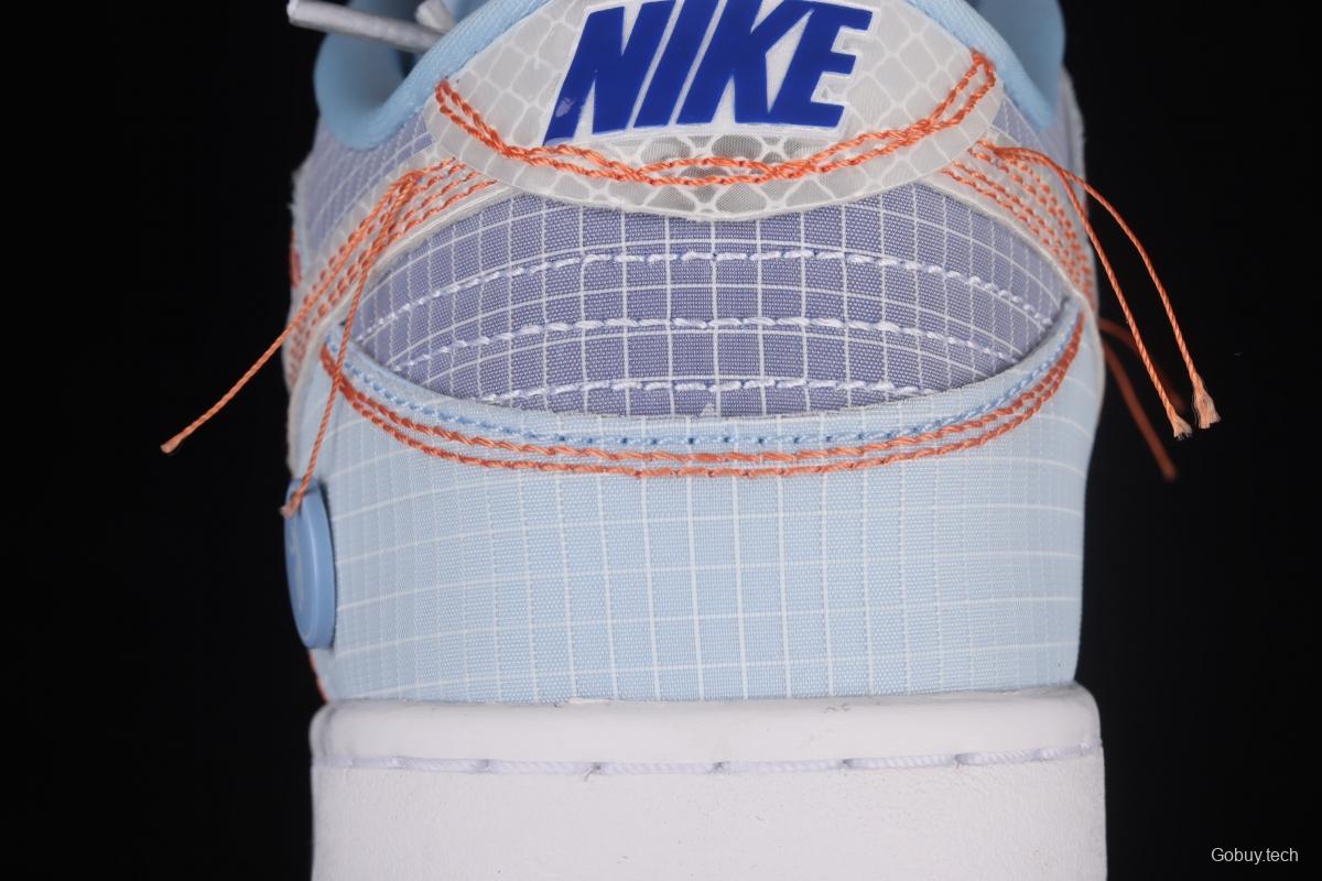 Unlon x NIKE SB DUNK Low joint style sky blue SB buckle rebound fashion leisure board shoes DJ9649-400