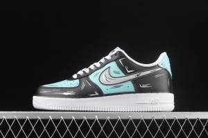 NIKE Air Force 11607 Low two-dimensional theme black diamond color matching low-top casual board shoes CW2288-215