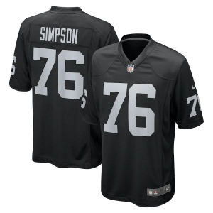 Men's John Simpson Black Player Limited Team Jersey