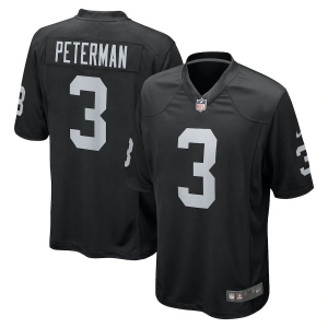 Men's Nathan Peterman Black Player Limited Team Jersey