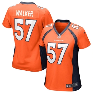 Women's DeMarcus Walker Orange Player Limited Team Jersey