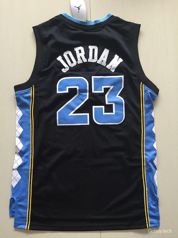 Michael Jordan 23 North Carolina College Basketball Jersey With AJ Logo