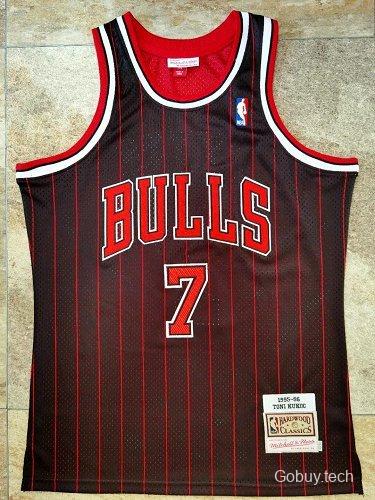 Men's Toni Kukoc Black Retro Classic Team Jersey