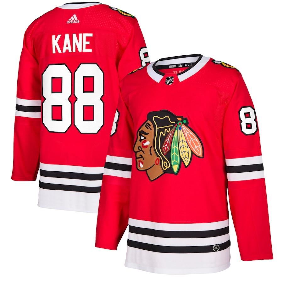 Men's Patrick Kane Red Player Team Jersey