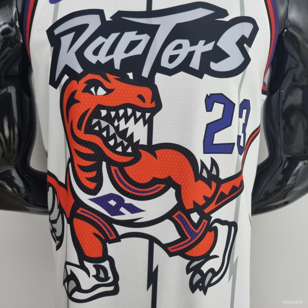 Toronto Raptors VANVLEET#23 White NBA Jersey