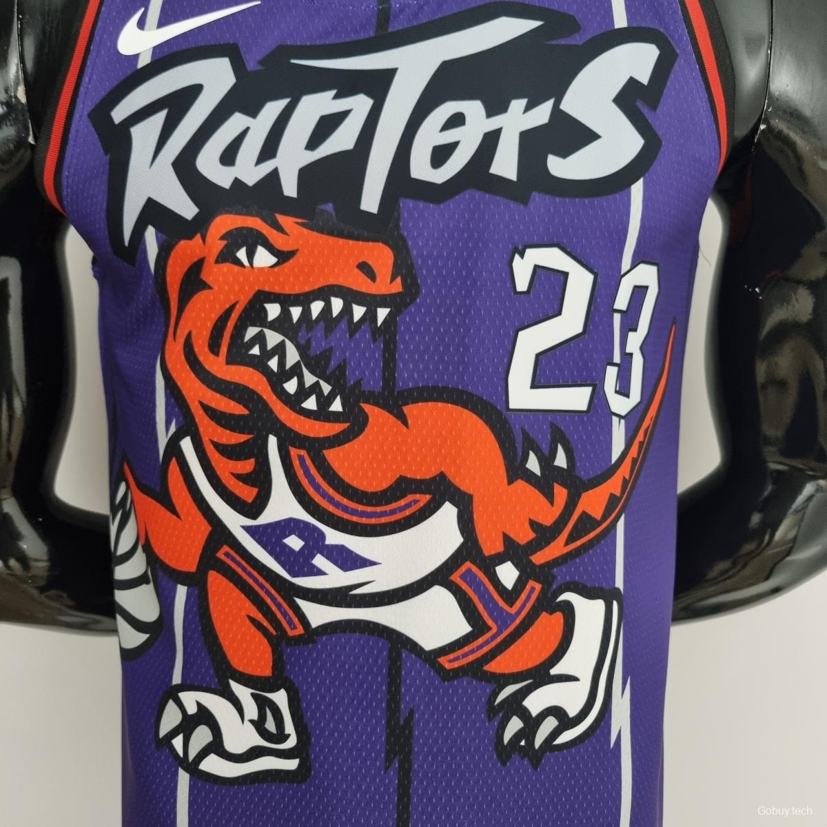 Toronto Raptors VANVLEET#23 Purple NBA Jersey