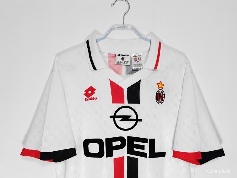 Retro 1995/96 AC Milan Away Soccer Jersey