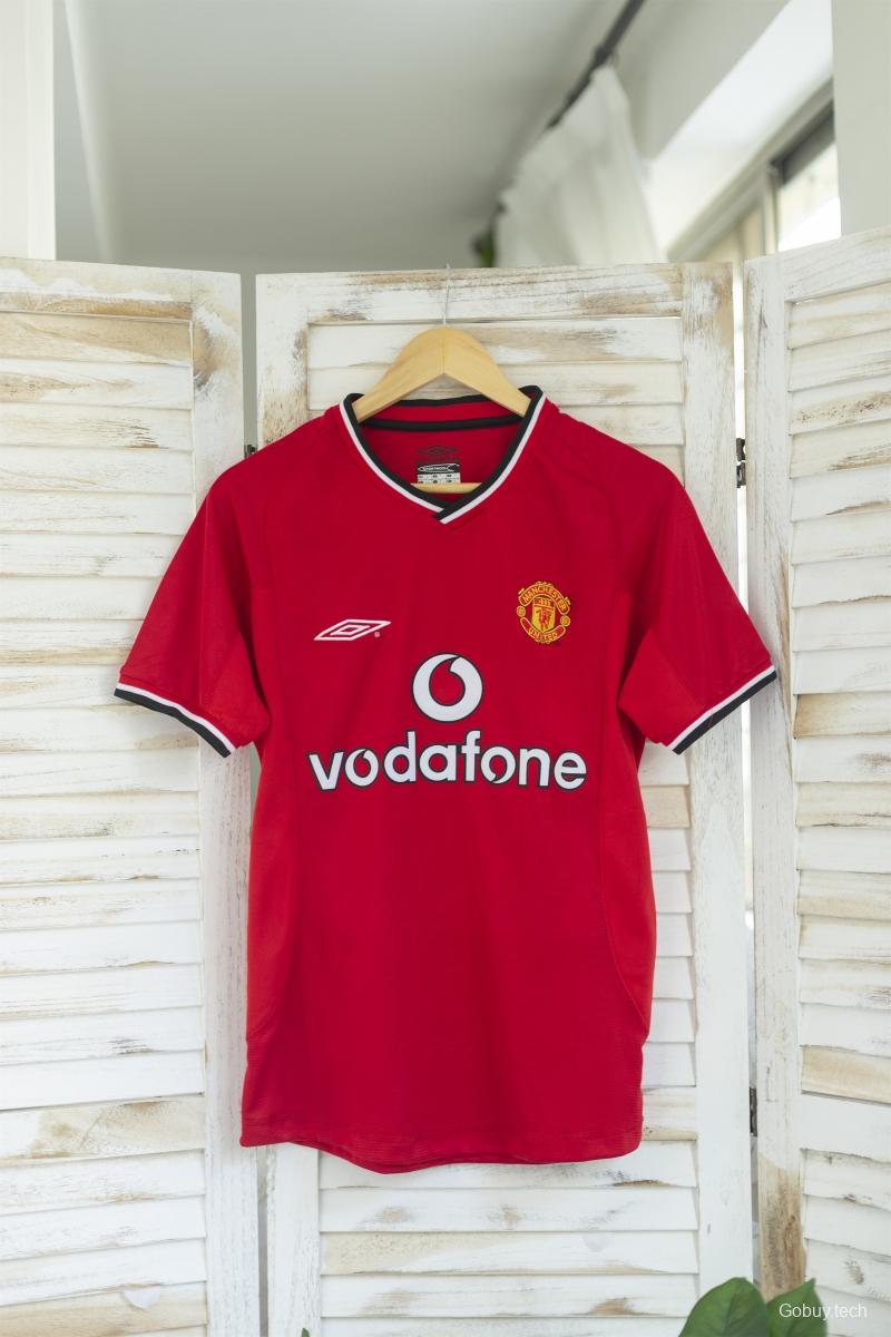 RETRO 00/02 Manchester United Home Soccer Jersey