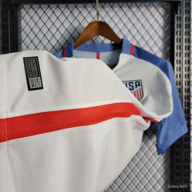 Retro 2019 USA Home Soccer Jersey