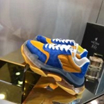 Men/Women Balenciaga Triple-S Sneaker Navy/Orange Item 6380340