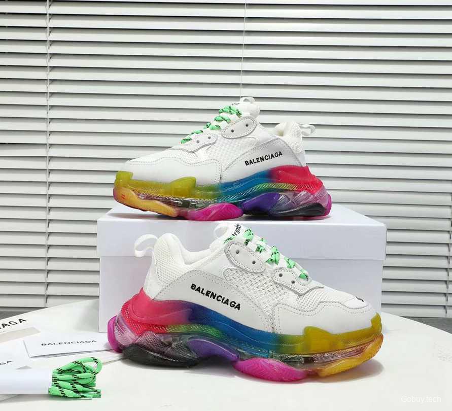 Men/Women Balenciaga Triple S Sneaker White Item 6380340