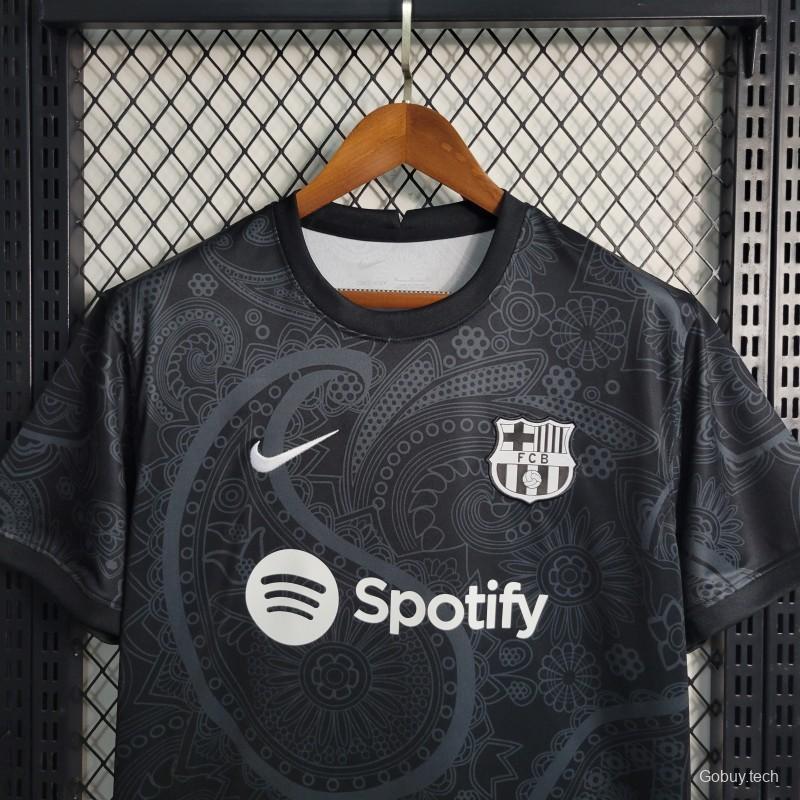 23/24 Barcelona Blackout Black Jersey