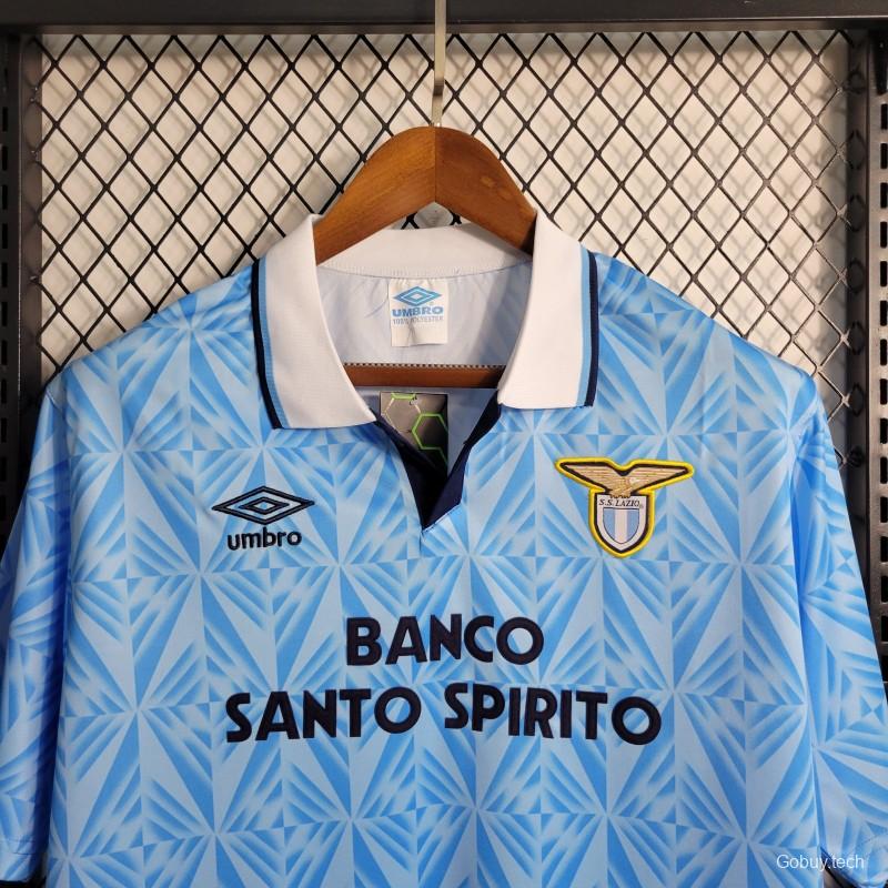 Retro 91/92 Lazio Home Jersey