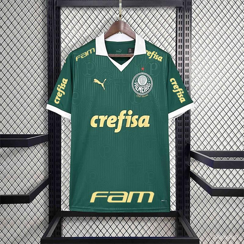 24/25 All Sponsor Palmeiras Home Jersey With All Sponsor