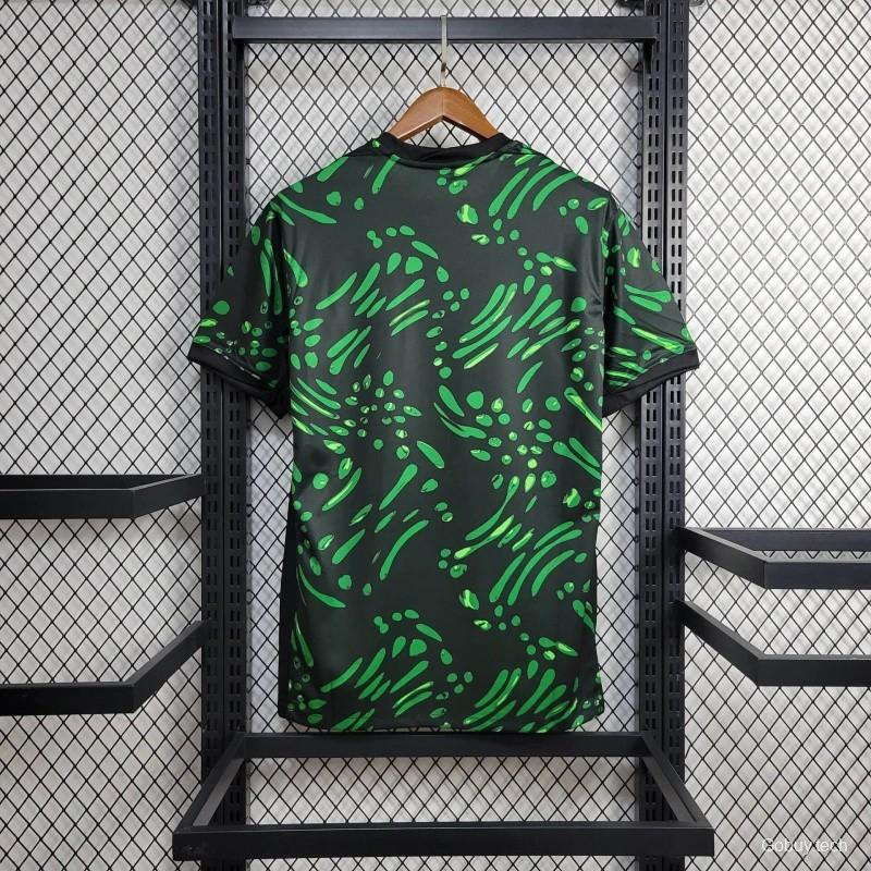 2024 Nigeria Away Green Black Jersey