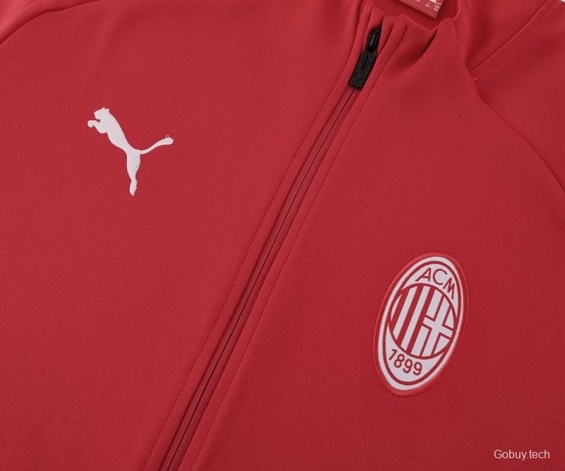 23/24 AC Milan Full Zipper Jacket+Pants