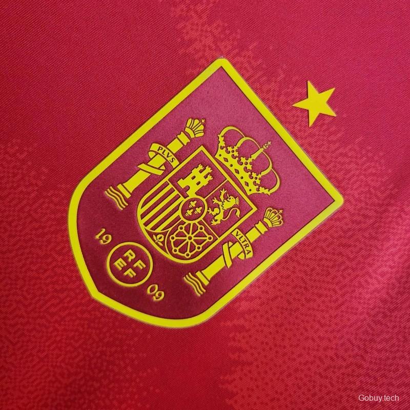 2024 Spain Home Jersey