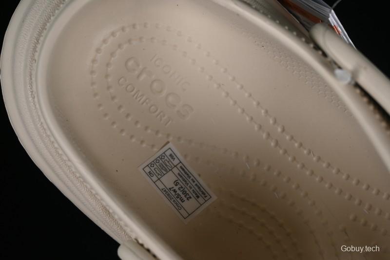 Crocs Classic Clog Snow House Retro Beach Clogs with Adjustable Heel Strap - B.D4