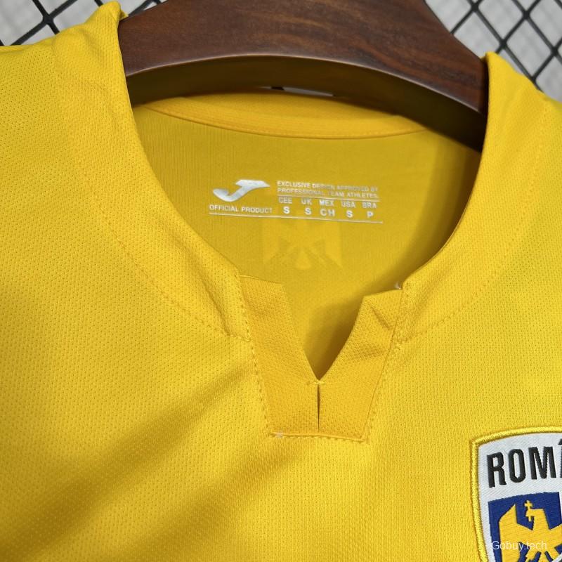 2024 Romania Euro Home Jersey