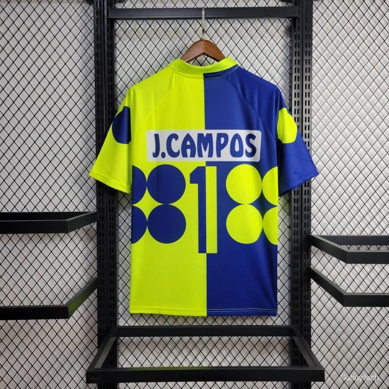 Retro 1998 Mexico Goalkeeper CAMPOS 1 Home Yellow Jersey