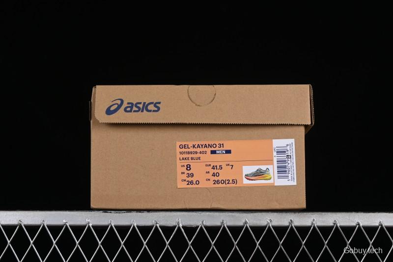 Asics Gel-Kayano 31 Running Shoes with GEL Cushioning and FLYTEFOAM BLAST Technology - 1011B929-402