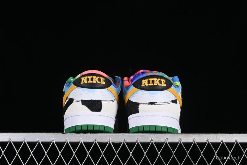 Nike Ben & Jerry's x Nike SB Dunk Low Pro QS "Chunky Dunky" Classic Casual Skate Shoes - CU3244-100