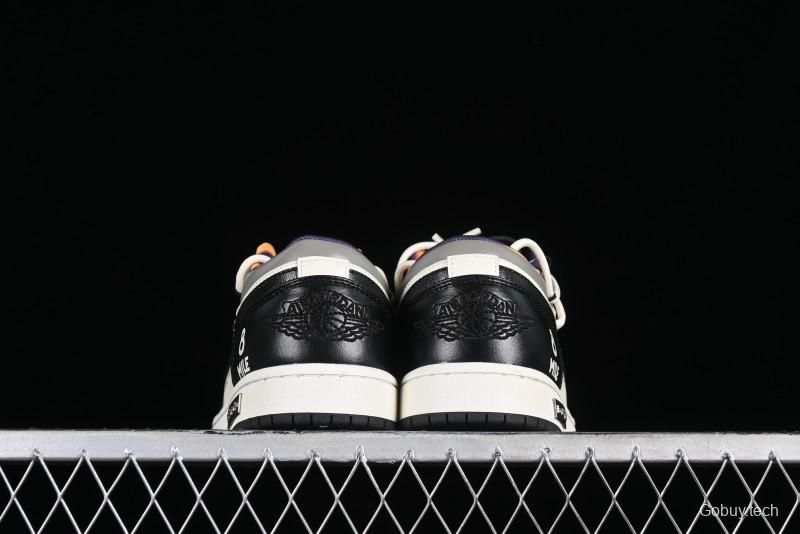 Nike Air Jordan 1 Low AJ1 Panda Prank Hip-Hop Theme - Big Shots Casual Sneakers