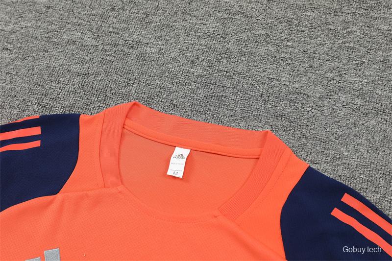 24/25 Manchester United Orange Short Sleeve Jersey+Shorts
