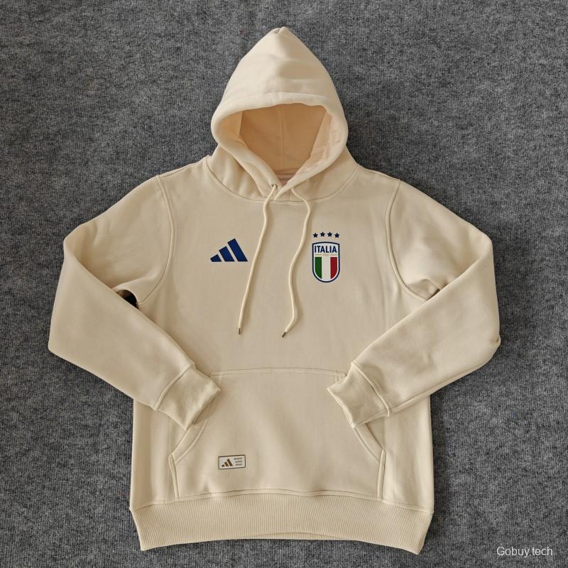 2024 Italy Navy/Red/Black/Beige/Grey Hoodie WIth Black Badge