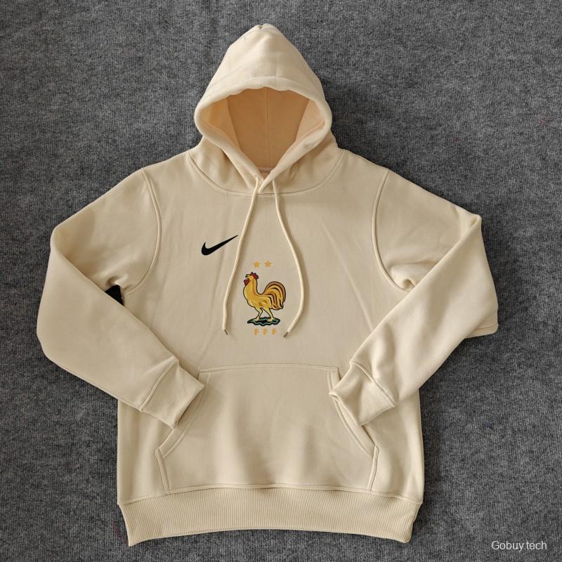 2024 France Navy/Red/Black/Beige/Grey Hoodie WIth Black Badge