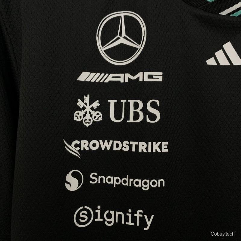 2025 F1 Formula AMG Black T-Shirt