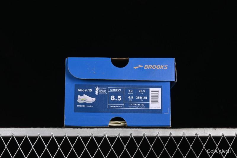 Brooks Ghost 15 Low-Cut Breathable Cushioned Support Running Shoes - 1203801B130