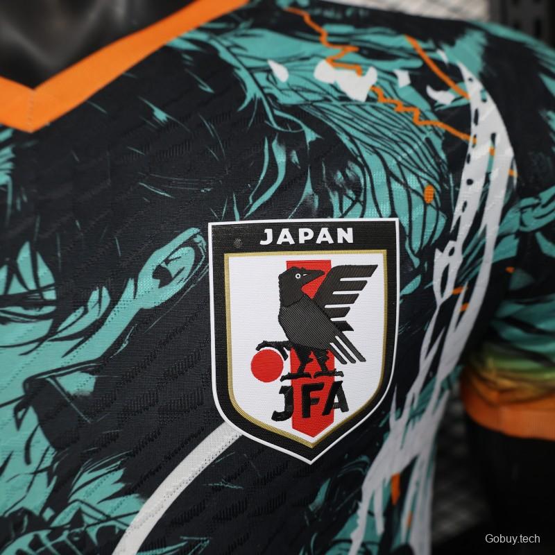 Player Version 2025 Japan Teal with Anime Warrior Jersey